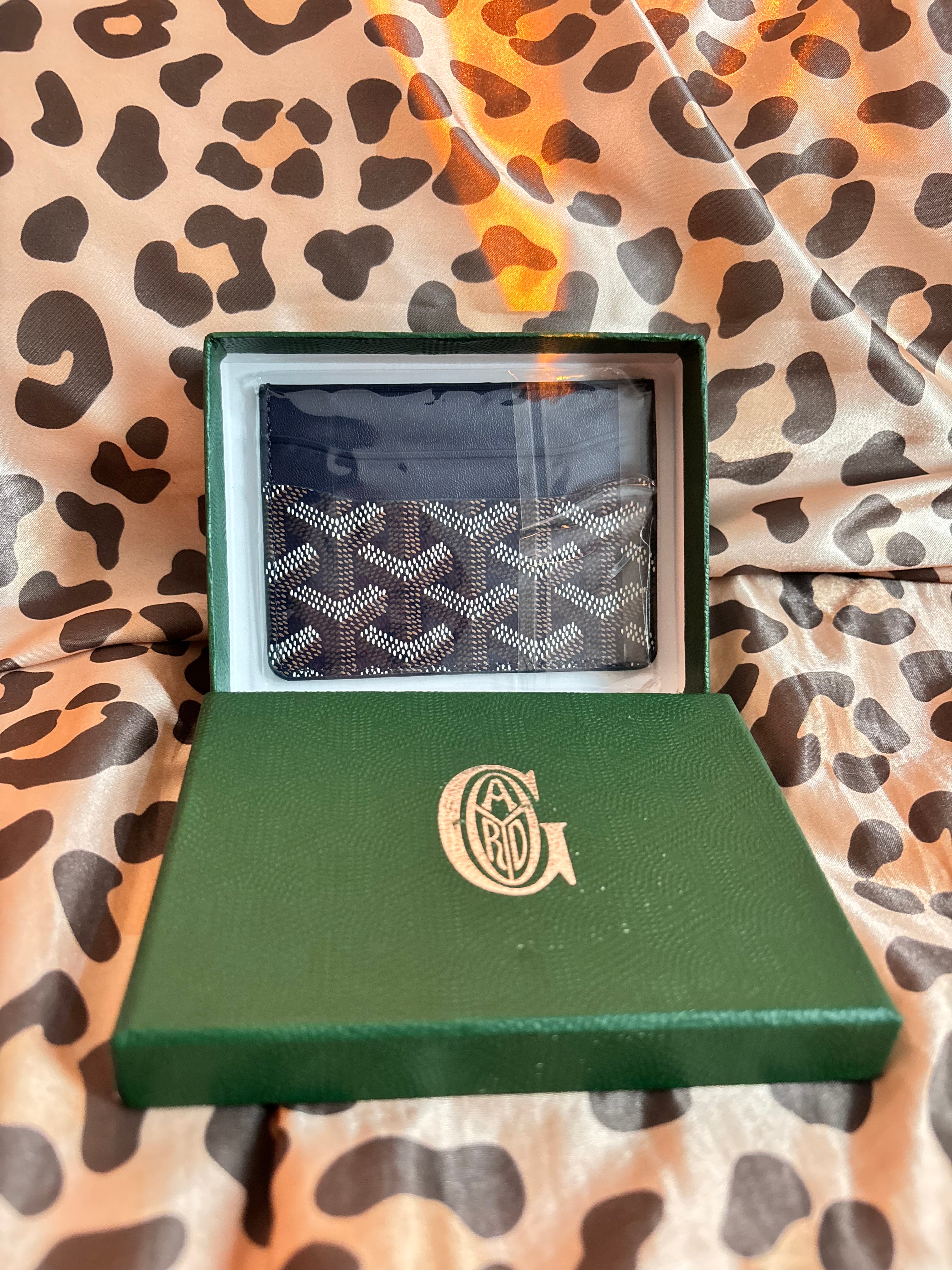 Luxury Monogram Card Holder Wallet