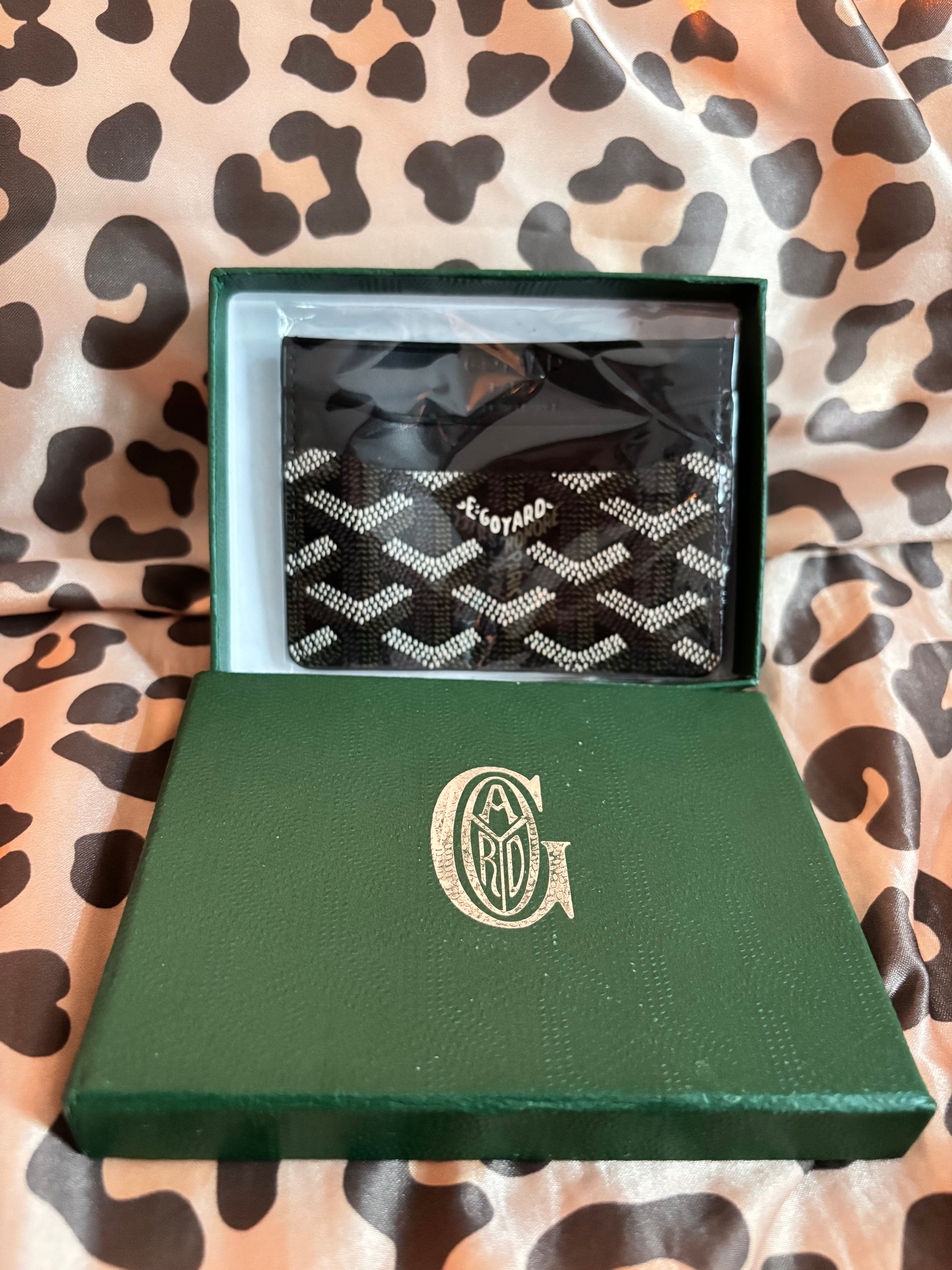 Luxury Monogram Card Holder Wallet