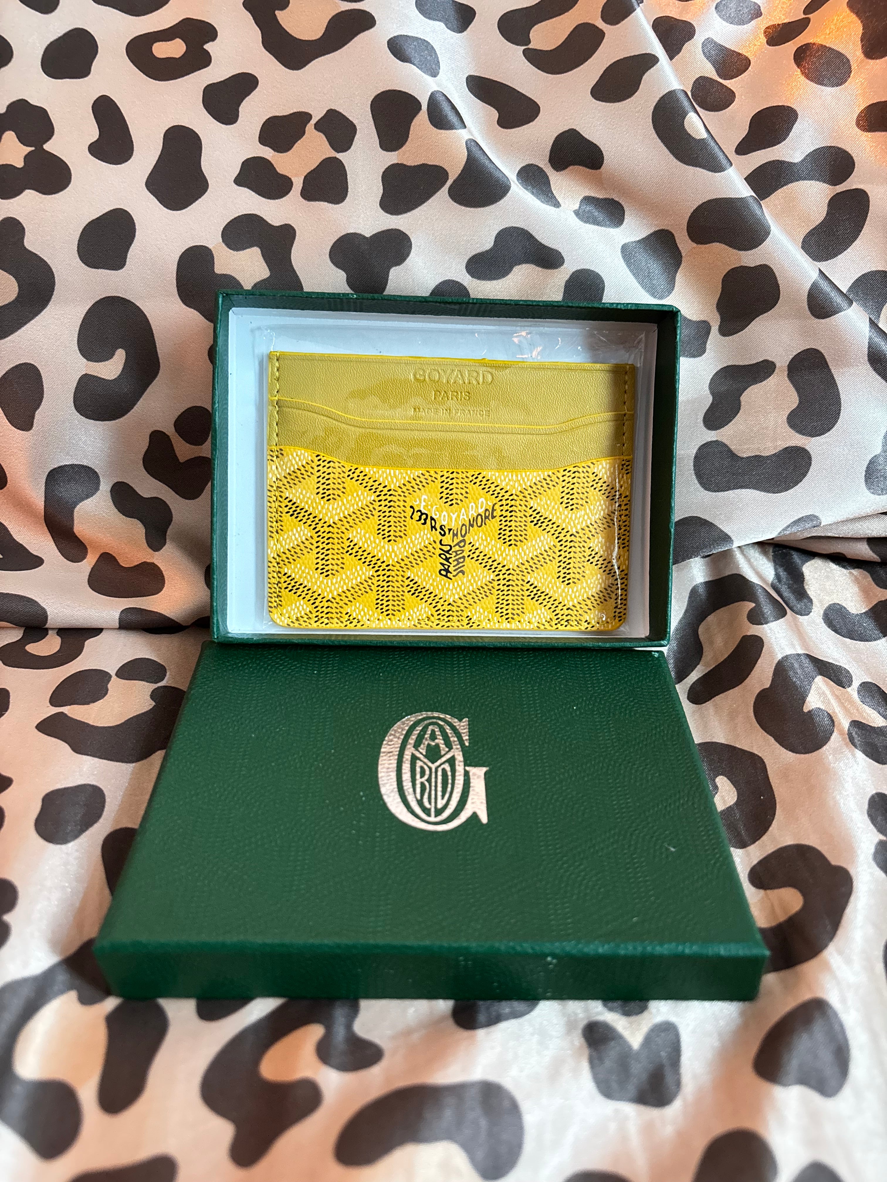 Luxury Monogram Card Holder Wallet